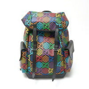Gucci GG Psychedelic Backpack Bag Rucksack Supreme Multicolor Black